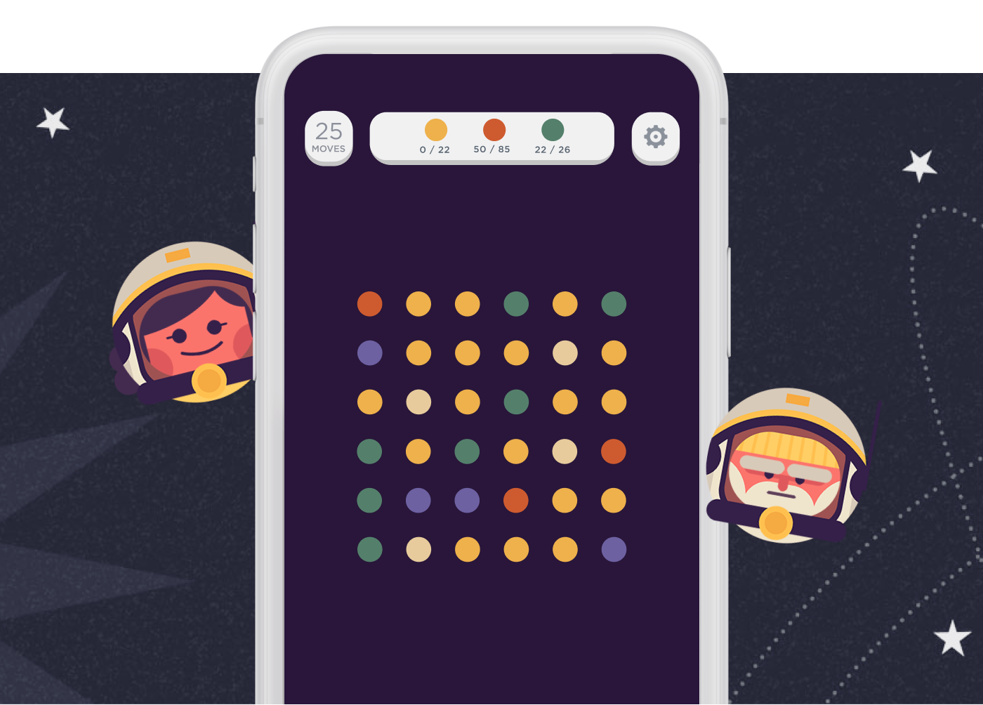 Two Dots Project Coverr Mobile